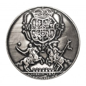 Polska, PRL (1952-1989), medal z serii królewskiej PTAiN - Michał Korybut Wiśniowiecki 1988, Mennica Warszawska.