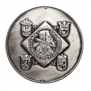 Polska, PRL (1952-1989), medal z serii królewskiej PTAiN - Zygmunt III Waza 1980, Mennica Warszawska.