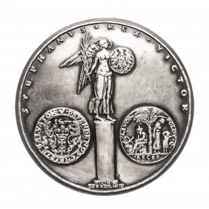 Polska, PRL (1952-1989), medal z serii królewskiej PTAiN - Stefan Batory 1980, Mennica Warszawska.