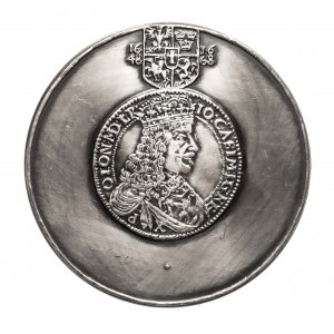 Polska, PRL (1952-1989), medal z serii królewskiej PTAiN - Jan Kazimierz 1981, Mennica Warszawska.