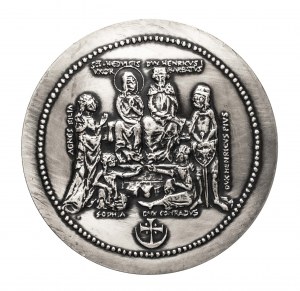 Poland, People's Republic of Poland (1952-1989), medal from the PTAiN royal series - Henry the Bearded 1985, Warsaw Mint.