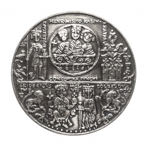 Polska, PRL (1952-1989), medal z serii królewskiej PTAiN - Bolesław Kędzierzawy 1983, Mennica Warszawska.