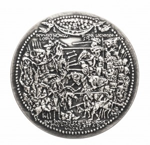 Poland, People's Republic of Poland (1952-1989), medal from the PTAiN royal series - Henryk Pobożny 1985, Warsaw Mint.