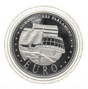 Germany, European Parliament EURO, fine silver