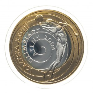 Polska, Rzeczpospolita od 1989 roku, 10 złotych 2004, XXVIII Igrzyska Olimpijskie Ateny 2004