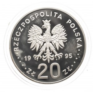 Polska, Rzeczpospolita od 1989 roku, 20 złotych 1995, Katyń-Miednoje-Charków 1940