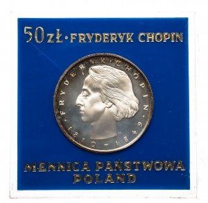 Polsko, PRL (1944-1989), 50 zlotých 1972, Frederic Chopin