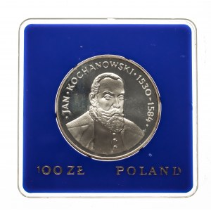 Polska, PRL (1944-1989), 100 złotych 1980, Jan Kochanowski