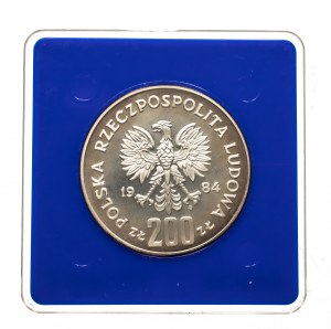 Poland, People's Republic of Poland (1944-1989), 200 gold 1984, XIV Olympic Winter Games Sarajevo 1984