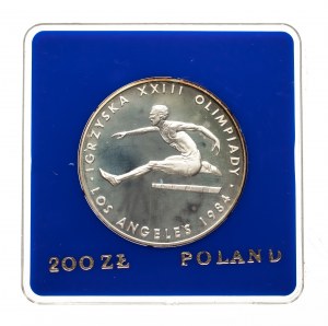 Poland, People's Republic of Poland (1944-1989), 200 gold 1984, XXIII Olympics in Los Angeles 1984