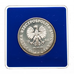 Polska, PRL (1944-1989), 200 złotych 1984, XXIII Olimpiada w Los Angeles 1984