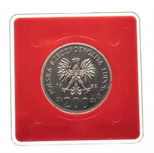 Poland, People's Republic of Poland (1944-1989), 200 gold 1985, XII FIFA World Cup - Mexico '86, SAMPLE, cupronickel