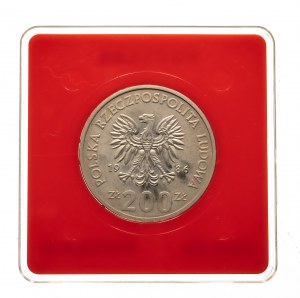Poland, People's Republic of Poland (1944-1989), 200 gold 1986 Wladyslaw Lokietek, PRÓBA, cupronickel