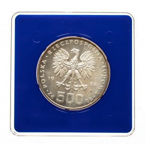 Polska, PRL (1944-1989), 500 złotych 1984, Ochrona Środowiska - Łabędzie
