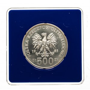 Polska, PRL (1944-1989), 500 złotych 1985, Ochrona Środowiska - Wiewiórka