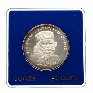 Polska, PRL (1944-1989), 500 złotych 1986, Władysław I Łokietek