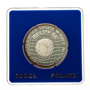 Polska, PRL (1944-1989), 500 złotych 1986, XIII Mistrzostwa Świata w Piłce Nożnej - Meksyk 86