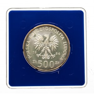 Polska, PRL (1944-1989), 500 złotych 1986, XIII Mistrzostwa Świata w Piłce Nożnej - Meksyk 86