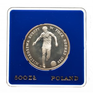 Polska, PRL (1944-1989), 500 złotych 1987, Mistrzostwa Europy w Piłce Nożnej 1988