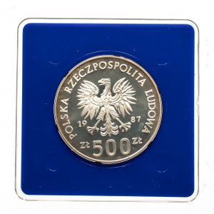 Polska, PRL (1944-1989), 500 złotych 1987, Mistrzostwa Europy w Piłce Nożnej 1988