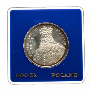 Polska, PRL (1944-1989), 500 złotych 1987, Kazimierz III Wielki