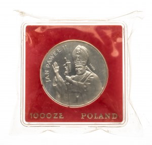 Poland, People's Republic of Poland (1944-1989), 1000 zloty 1982, John Paul II - half figure, SAMPLE