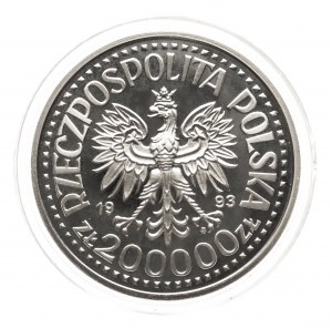 Poland, the Republic since 1989, 200000 gold 1993, Kazimierz IV Jagiellonian