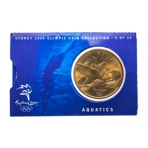 Australia, 5 dolarów 2000, Igrzyska Olimpijskie - Pływanie, Sydney 2000
