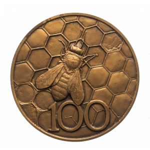Rosja, medal 100 Lat Rosyjskiego Towarzystwa Pszczelarskiego 1891 - 1991
