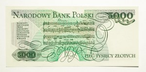 Poland, PRL (1944 - 1989), 5000 ZŁOTYCH 1.12.1988, DZ series.