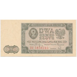 Poland, PRL (1944 - 1989), 2 GOLD 1.07.1948, BR series.