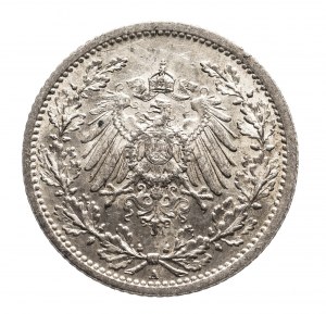 Germany, German Empire (1871-1918), 1/2 mark 1906 A, Berlin