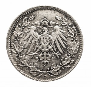 Germany, German Empire (1871-1918), 1/2 mark 1915 D, Munich