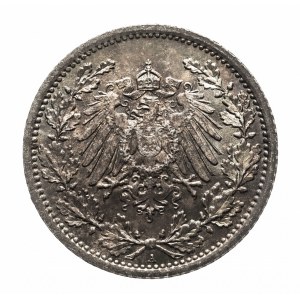 Niemcy, Cesarstwo Niemieckie (1871-1918), 1/2 marki 1916 A, Berlin
