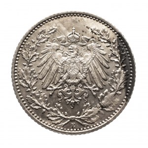 Niemcy, Cesarstwo Niemieckie (1871-1918), 1/2 marki 1916 E, Muldenhutten
