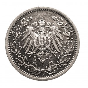 Niemcy, Cesarstwo Niemieckie (1871-1918), 1/2 marki 1918 A, Berlin