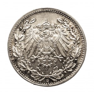 Niemcy, Cesarstwo Niemieckie (1871-1918), 1/2 marki 1918 D, Monachium