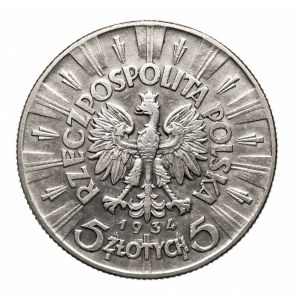 Polska, II Rzeczpospolita (1918-1939), 5 złotych Piłsudski 1934, Warszawa.