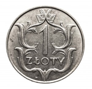 Polsko, Druhá republika (1918-1939), 1 zlotý 1929, Varšava.