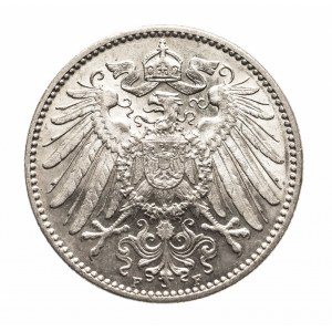Niemcy, Cesarstwo Niemieckie (1871-1918), 1 marka 1908 F, Stuttgart