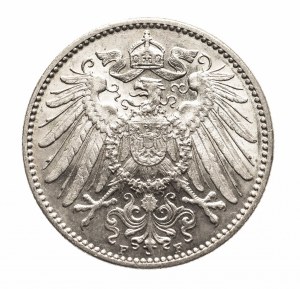 Německo, Německé císařství (1871-1918), 1 marka 1908 F, Stuttgart