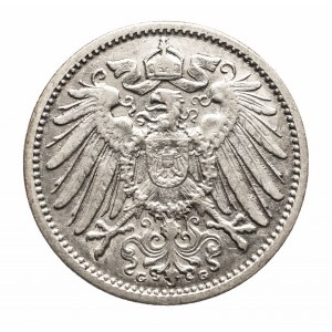 Niemcy, Cesarstwo Niemieckie (1871-1918), 1 marka 1908 G, Karlsruhe