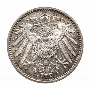 Niemcy, Cesarstwo Niemieckie (1871-1918), 1 marka 1914 E, Muldenhutten