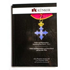 KUNKER Catalog of Honors and Orders. 2020.