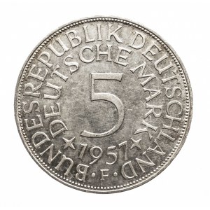 Niemcy, RFN, 5 marek 1957 F, Stuttgart