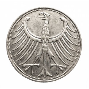 Niemcy, RFN, 5 marek 1958 J, Hamburg - rzadka