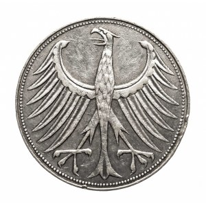 Niemcy, RFN, 5 marek 1958 F, Stuttgart