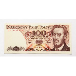 Polska, PRL (1944 - 1989), 100 ZŁOTYCH 17.05.1976, seria DM.