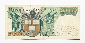 Republic of Poland, 500,000 ZŁOTY 20.04.1990, T series.