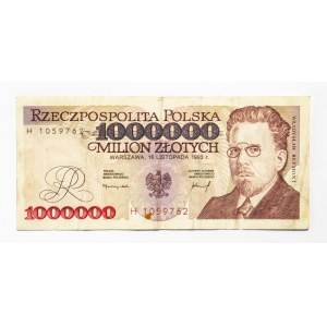 Rzeczpospolita Polska, 1000000 ZŁOTYCH 16.11.1993, seria H.